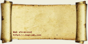 Mina Jazački vizit kartica